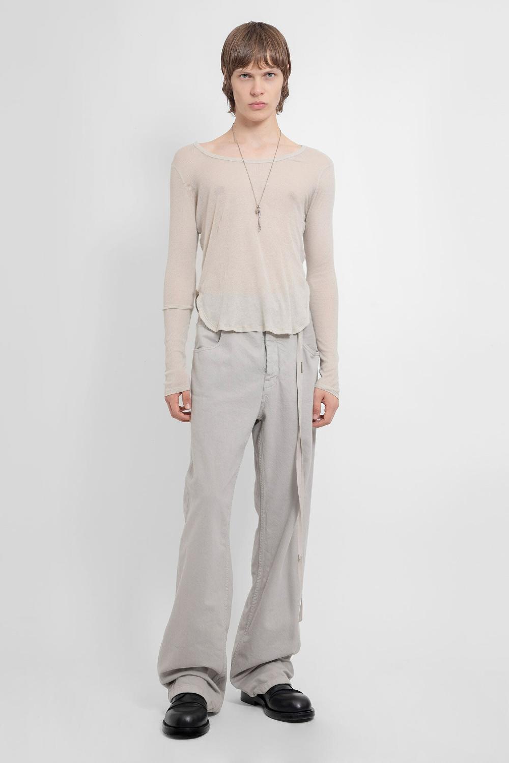 Antonioli ANN DEMEULEMEESTER MAN BEIGE T-SHIRTS & TANK TOPS Offerta Anniversario