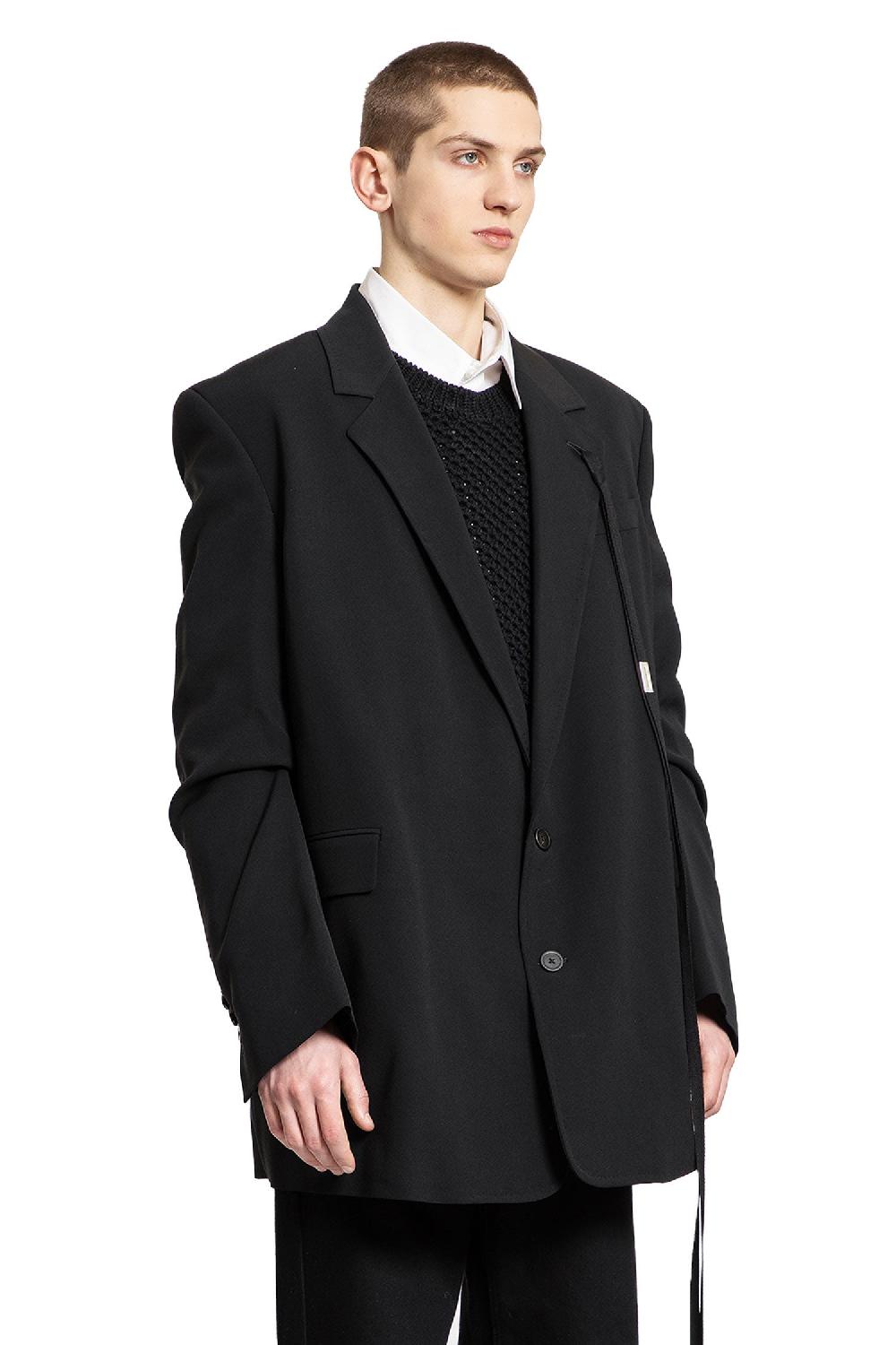 Antonioli ANN DEMEULEMEESTER MAN BLACK BLAZERS Offerta migliore