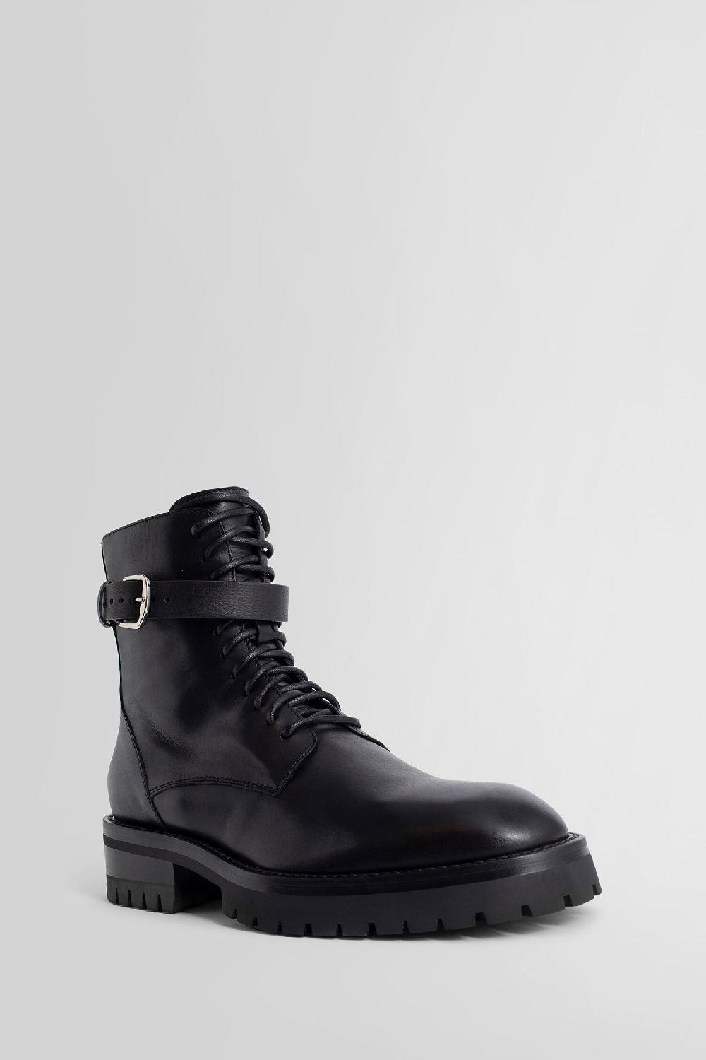 Antonioli ANN DEMEULEMEESTER MAN BLACK BOOTS Offerta temporanea