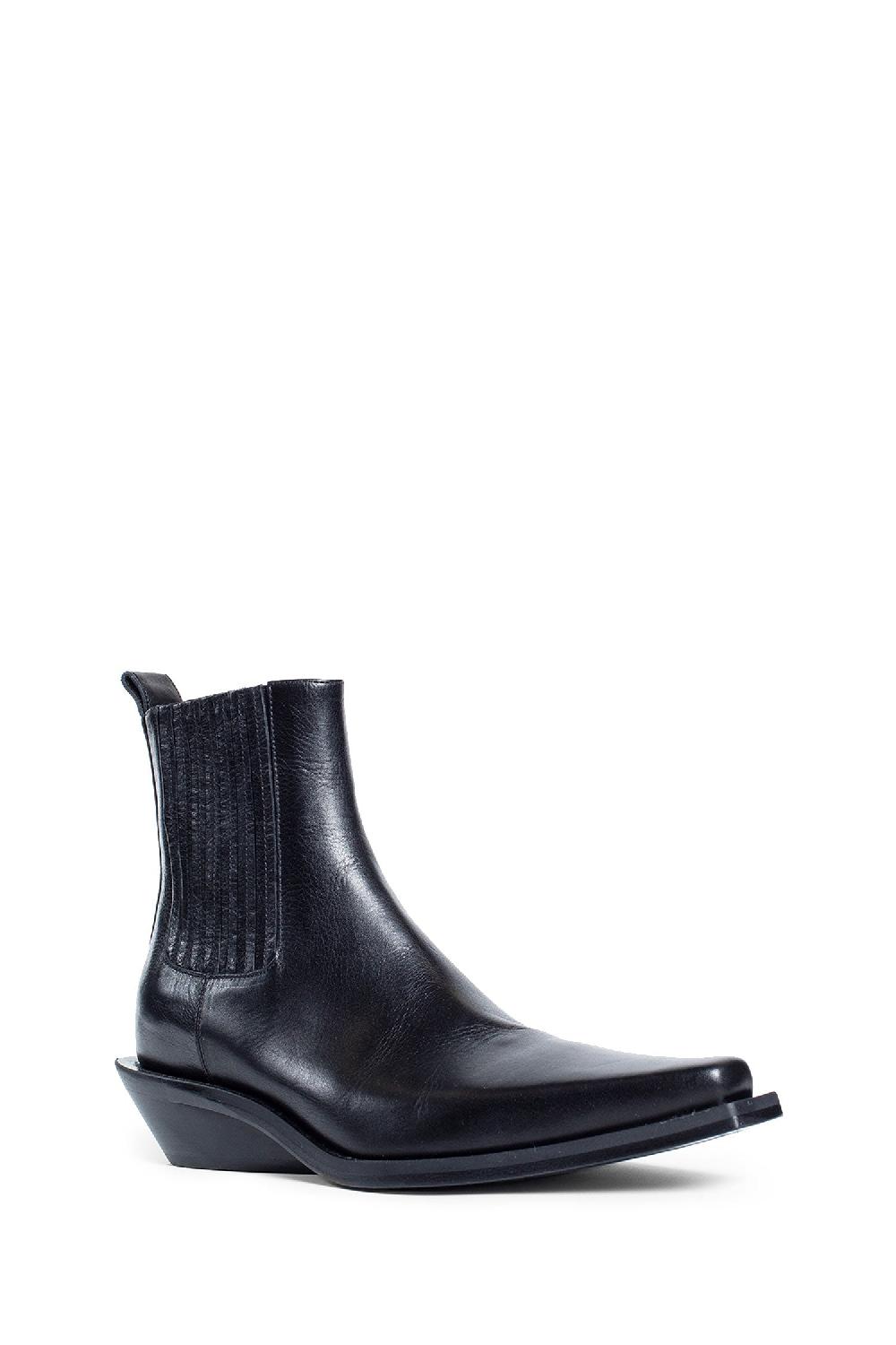 Antonioli ANN DEMEULEMEESTER MAN BLACK BOOTS Grandi sconti