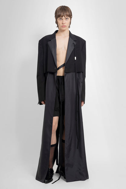 Antonioli ANN DEMEULEMEESTER MAN BLACK COATS Comprane uno, ottenene uno gratis