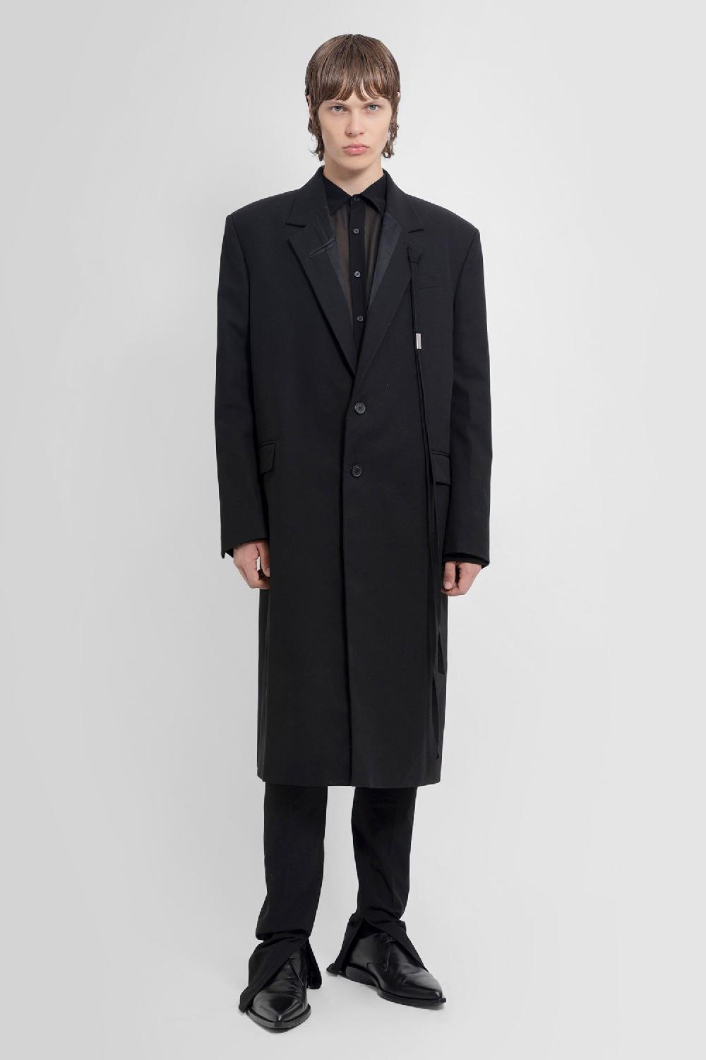 Antonioli ANN DEMEULEMEESTER MAN BLACK COATS Offerte giornaliere