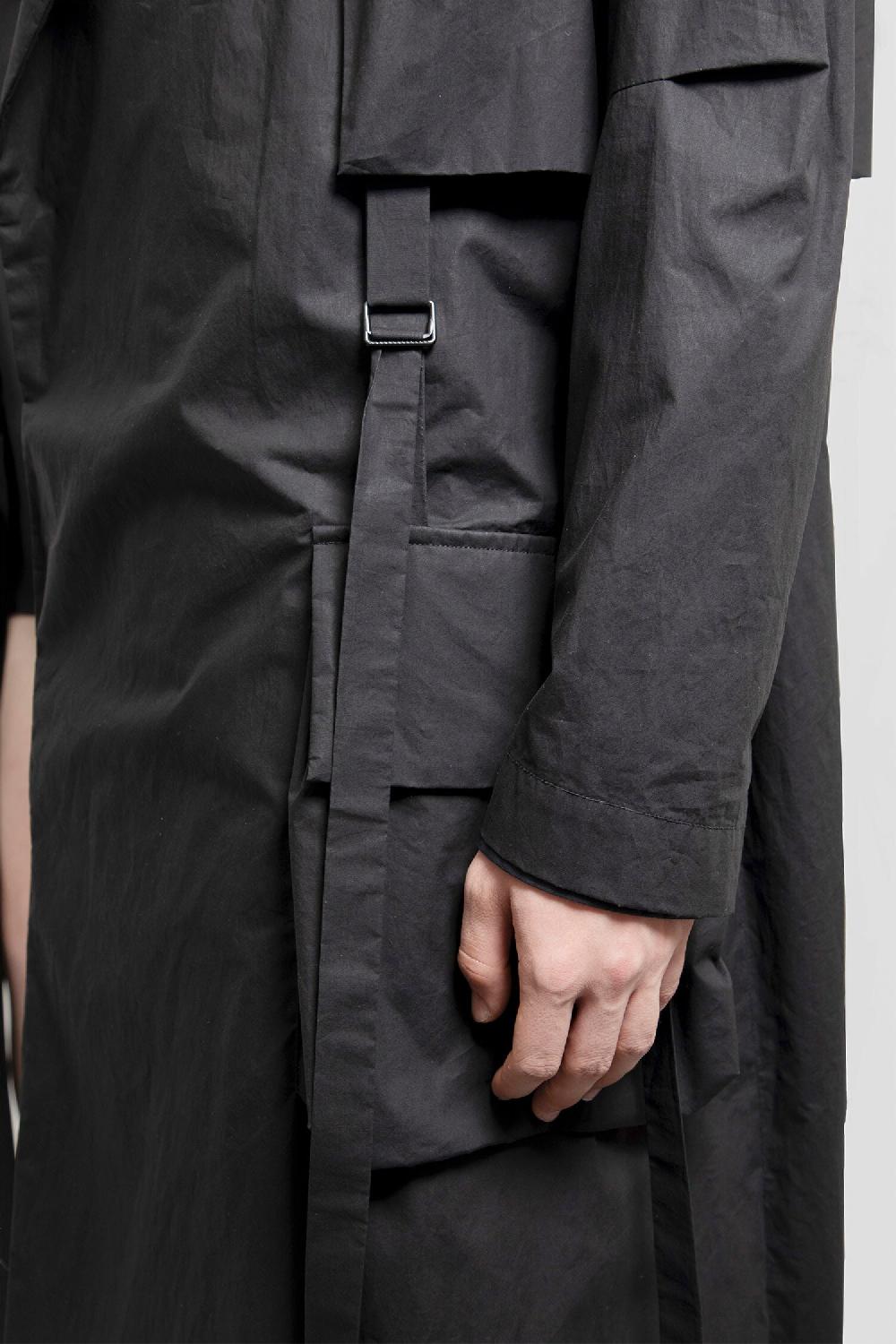Antonioli ANN DEMEULEMEESTER MAN BLACK COATS Offerte speciali