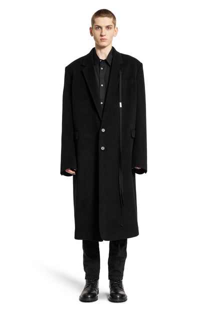 Antonioli ANN DEMEULEMEESTER MAN BLACK COATS Enormi risparmi