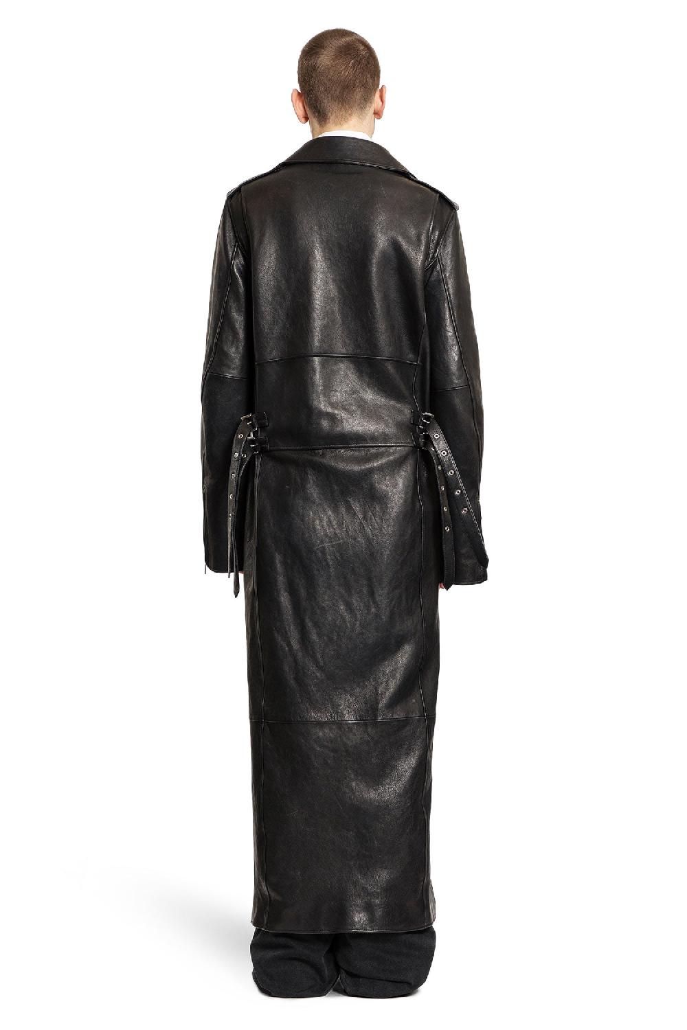 Antonioli ANN DEMEULEMEESTER MAN BLACK COATS Sconti VIP