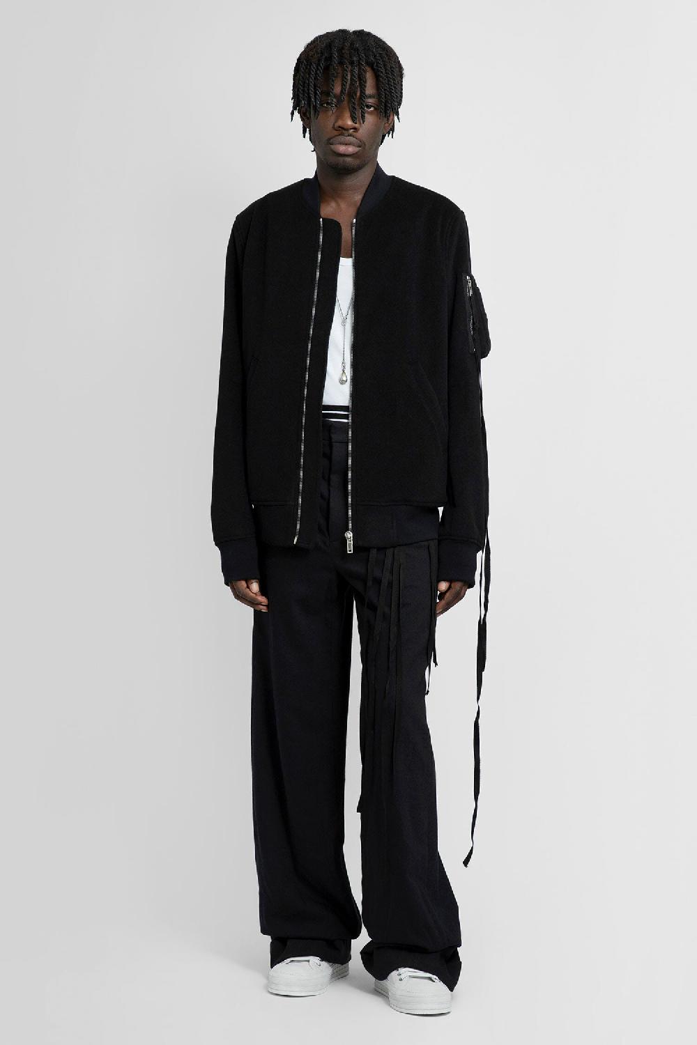 Antonioli ANN DEMEULEMEESTER MAN BLACK JACKETS Super Saving Price