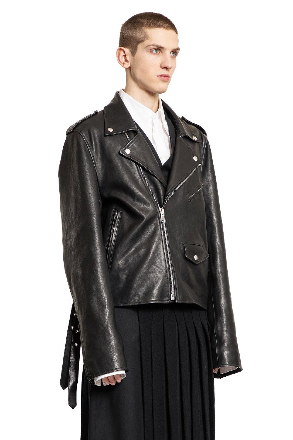 Antonioli ANN DEMEULEMEESTER MAN BLACK JACKETS Rilascio limitato