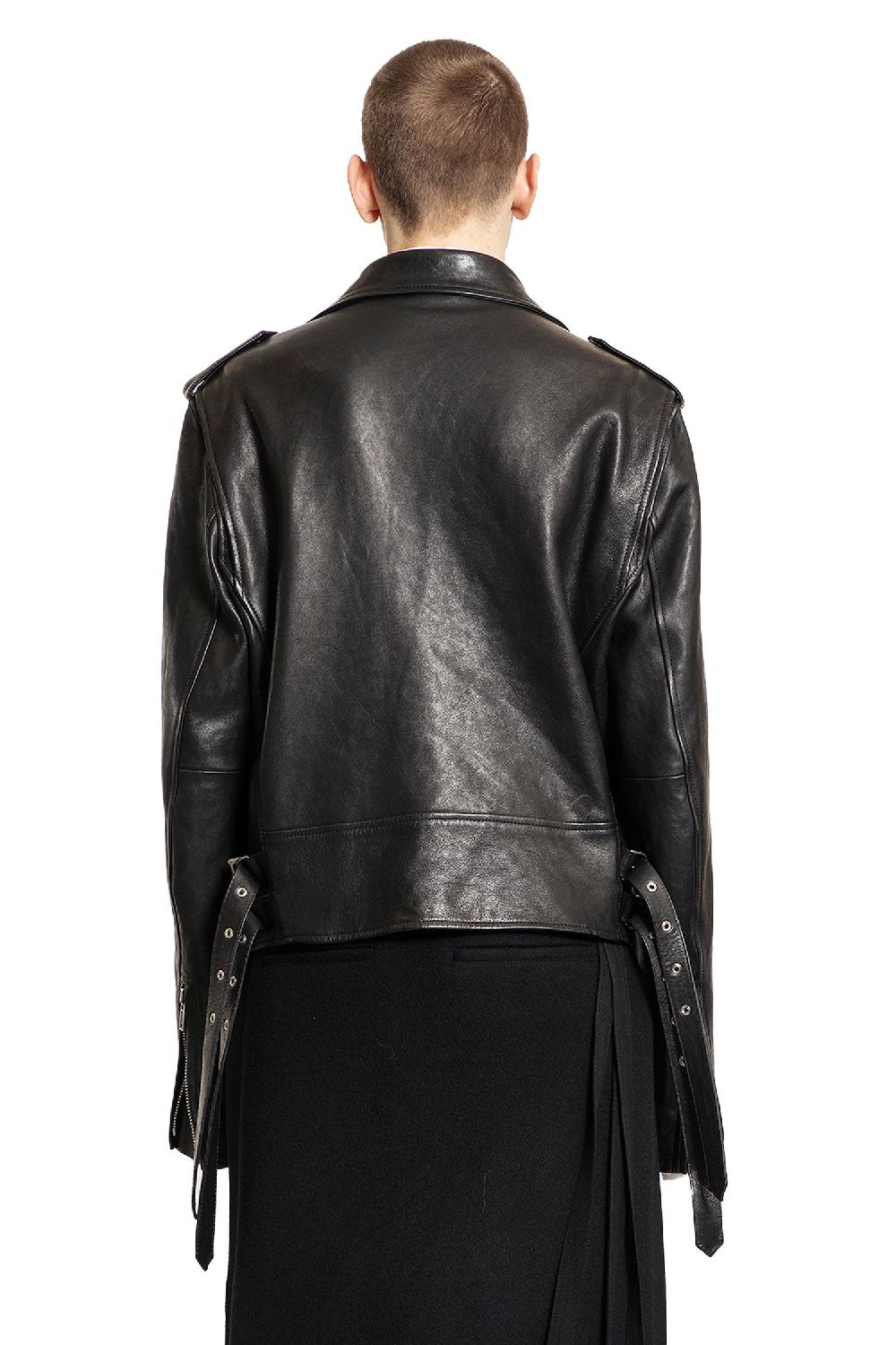 Antonioli ANN DEMEULEMEESTER MAN BLACK JACKETS Rilascio limitato