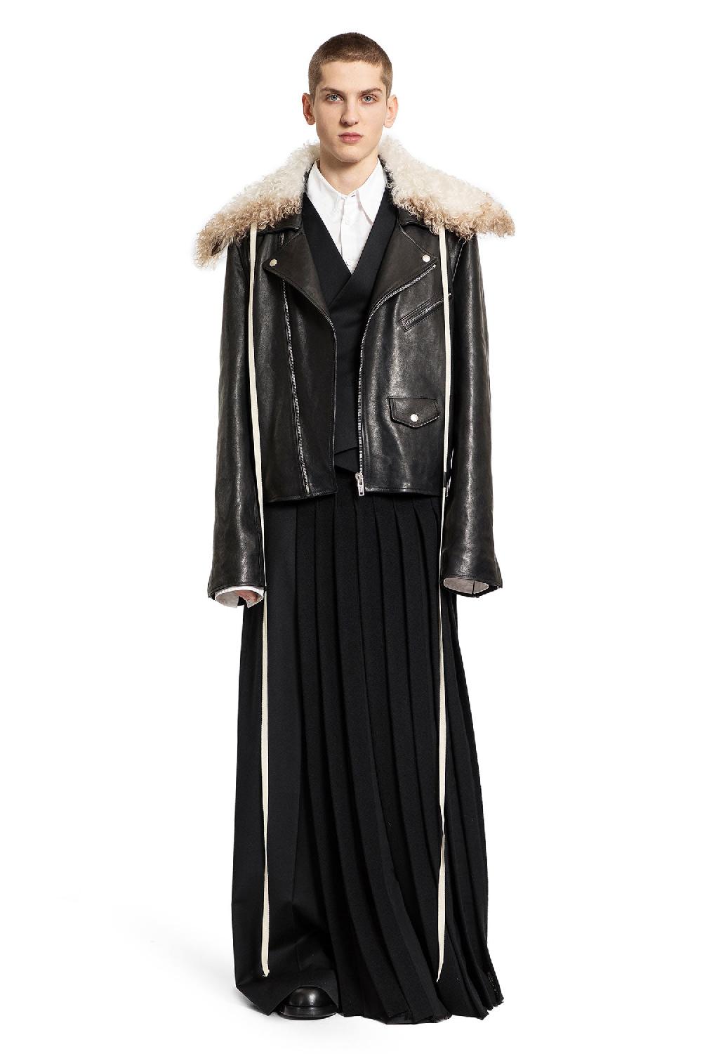 Antonioli ANN DEMEULEMEESTER MAN BLACK JACKETS Rilascio limitato