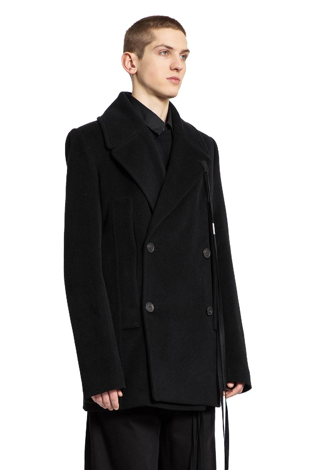 Antonioli ANN DEMEULEMEESTER MAN BLACK JACKETS ACQUISTA ORA