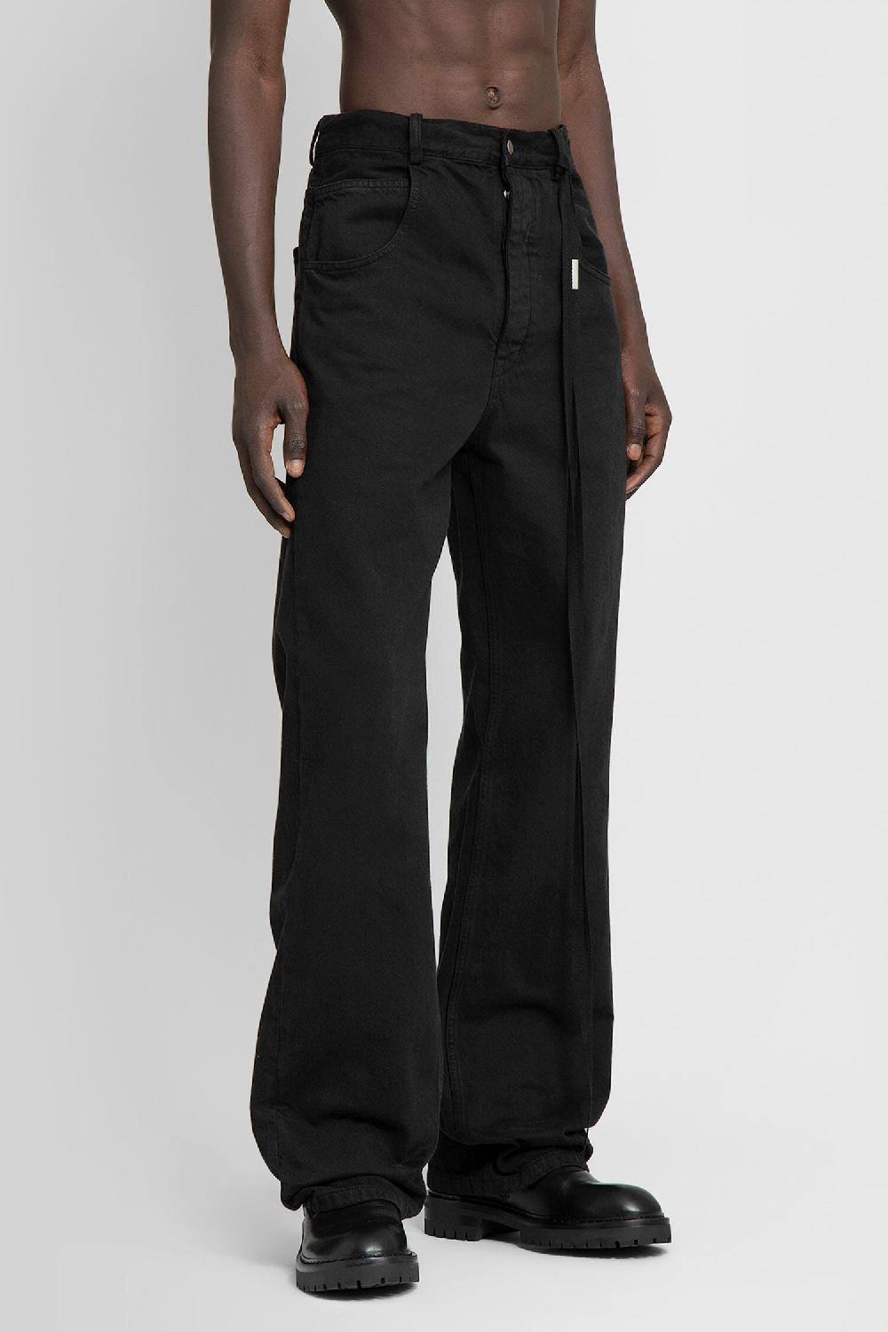 Antonioli ANN DEMEULEMEESTER MAN BLACK JEANS Latest stili