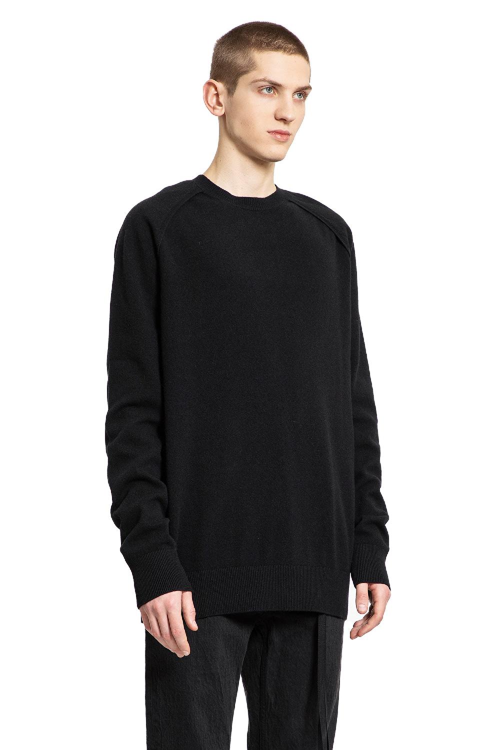 Antonioli ANN DEMEULEMEESTER MAN BLACK KNITWEAR Fino al 60% di sconto