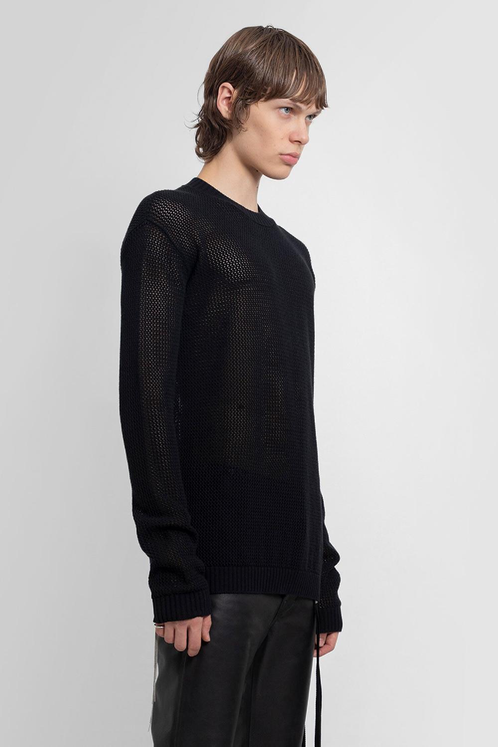 Antonioli ANN DEMEULEMEESTER MAN BLACK KNITWEAR Fino al 65% di sconto