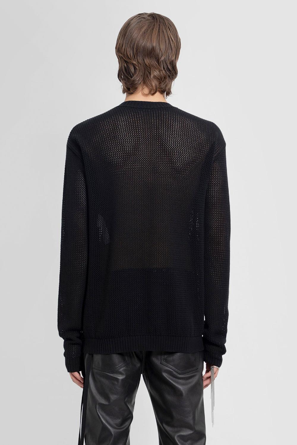 Antonioli ANN DEMEULEMEESTER MAN BLACK KNITWEAR Fino al 65% di sconto