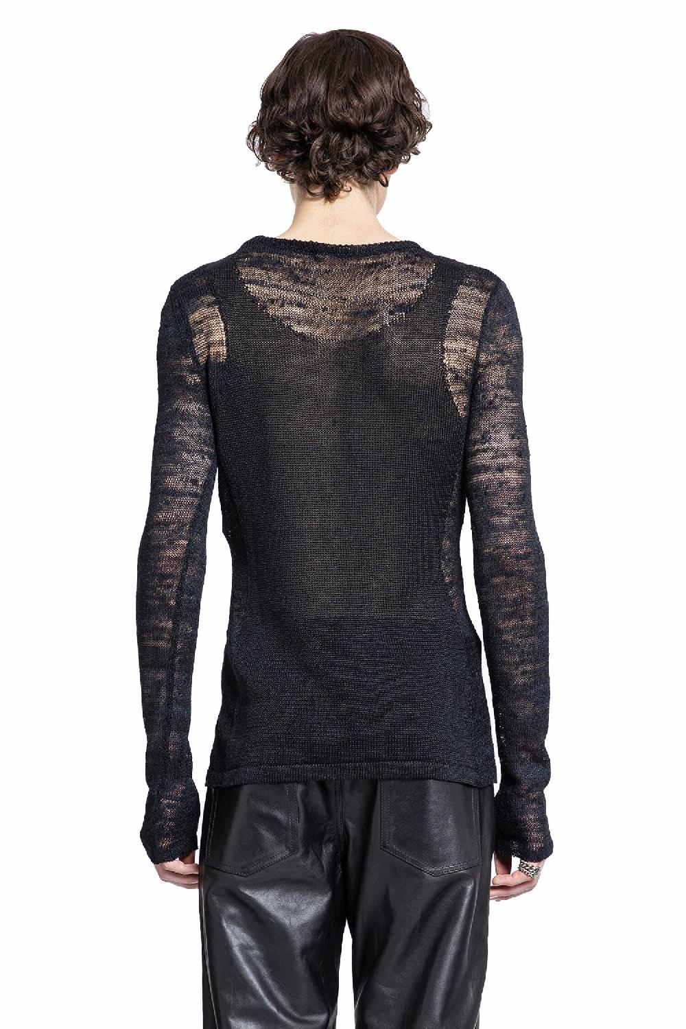 Antonioli ANN DEMEULEMEESTER MAN BLACK KNITWEAR Only for today