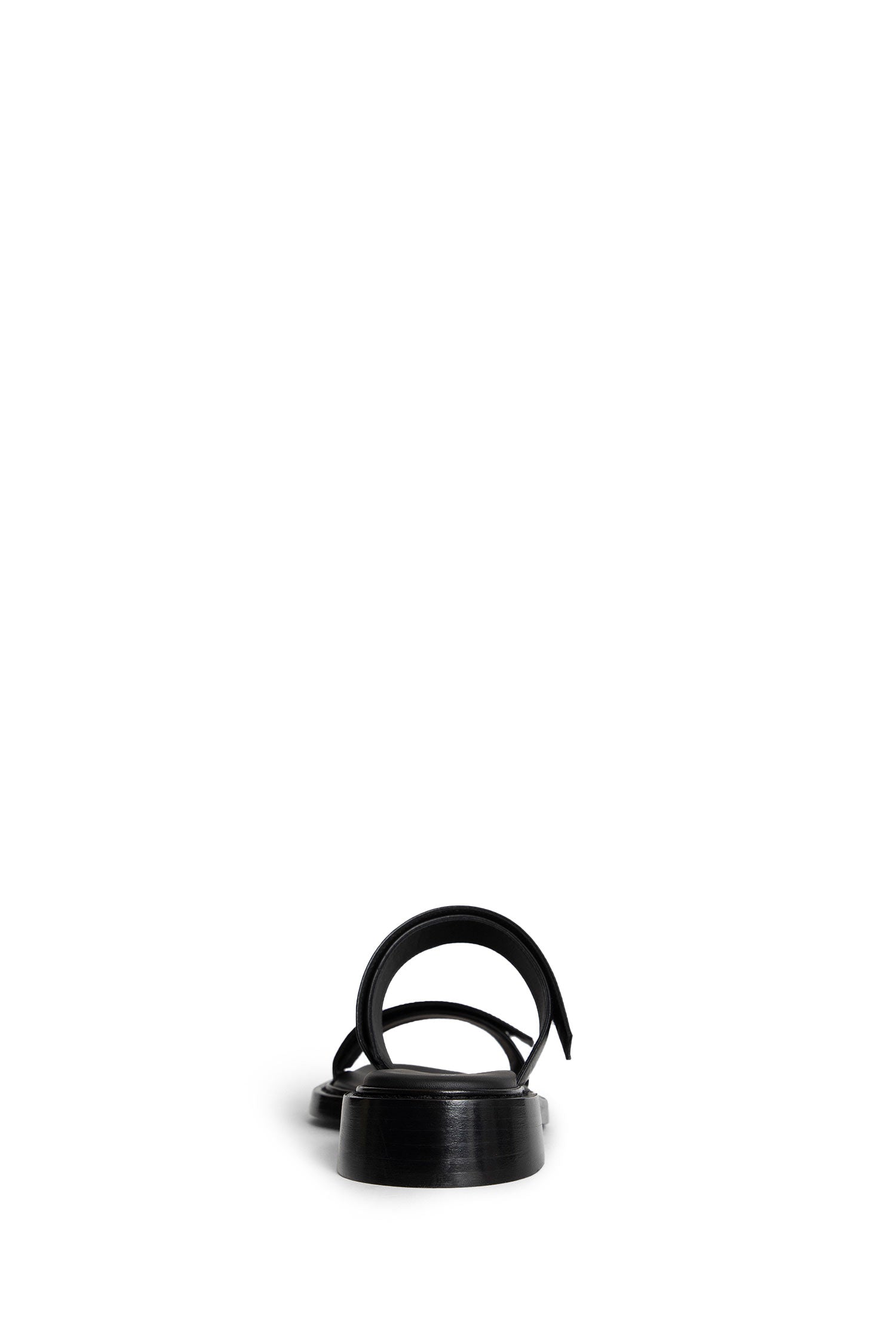 Antonioli ANN DEMEULEMEESTER MAN BLACK SANDALS & SLIDES Super sconto