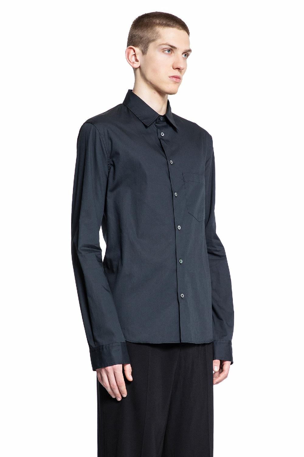 Antonioli ANN DEMEULEMEESTER MAN BLACK SHIRTS Enormi sconti