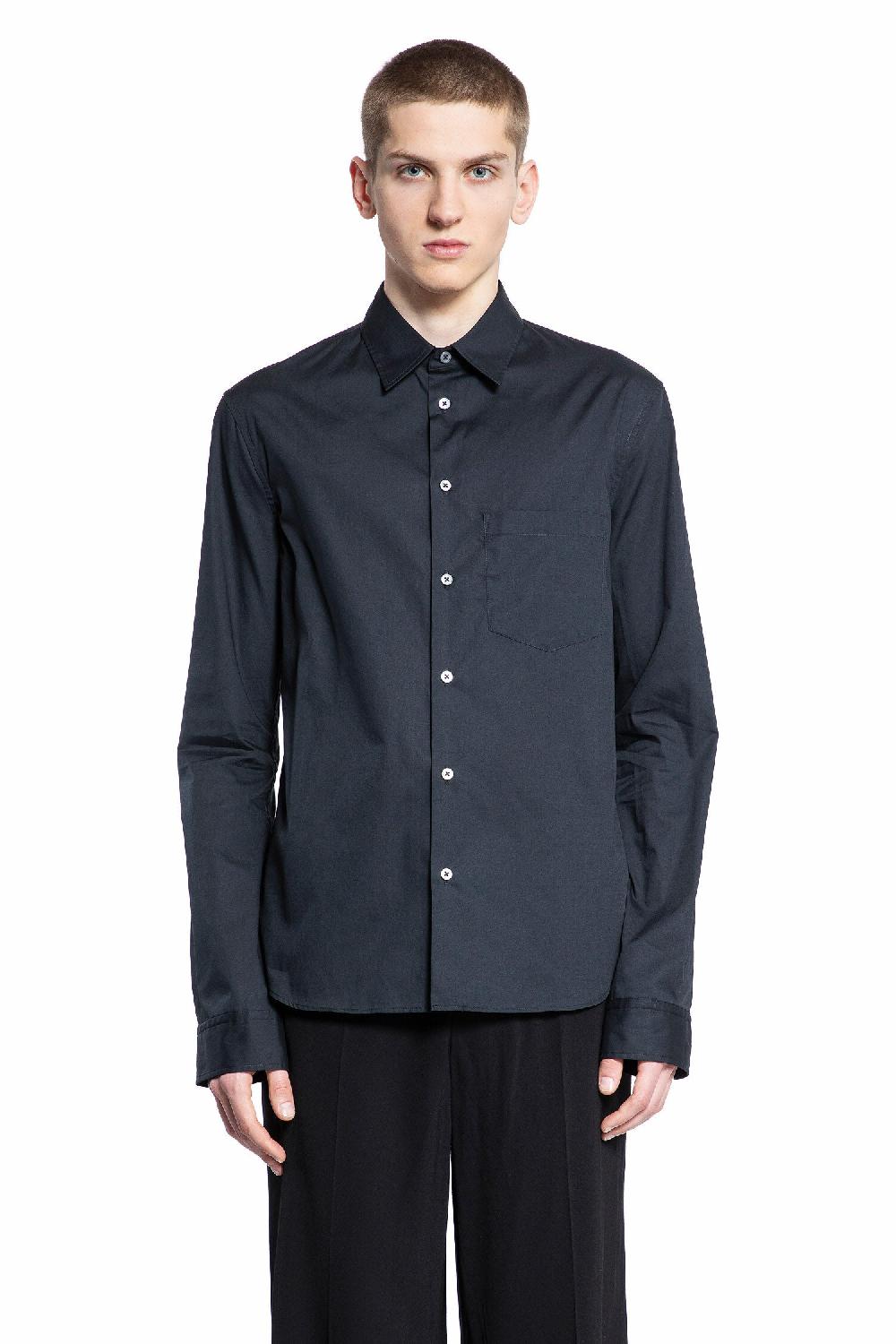 Antonioli ANN DEMEULEMEESTER MAN BLACK SHIRTS Enormi sconti