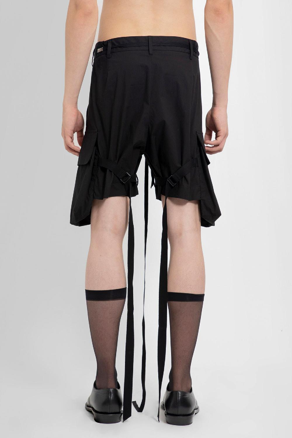 Antonioli ANN DEMEULEMEESTER MAN BLACK SHORTS & SKIRTS Officina
