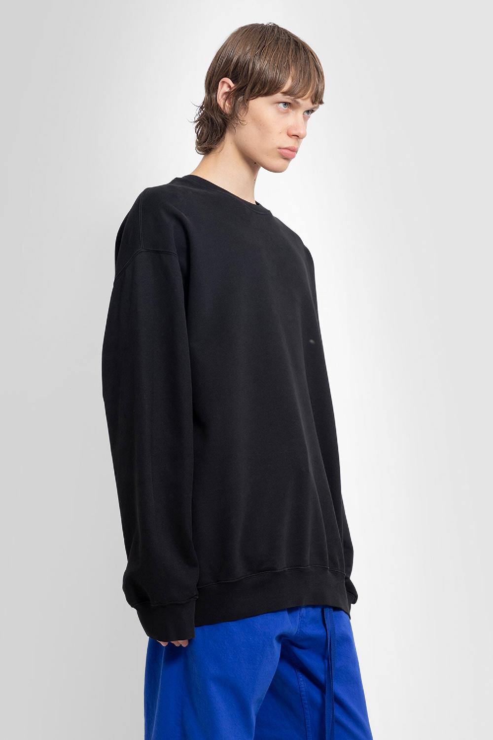 Antonioli ANN DEMEULEMEESTER MAN BLACK SWEATSHIRTS Italy