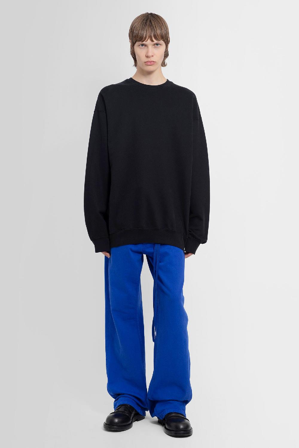 Antonioli ANN DEMEULEMEESTER MAN BLACK SWEATSHIRTS Italy