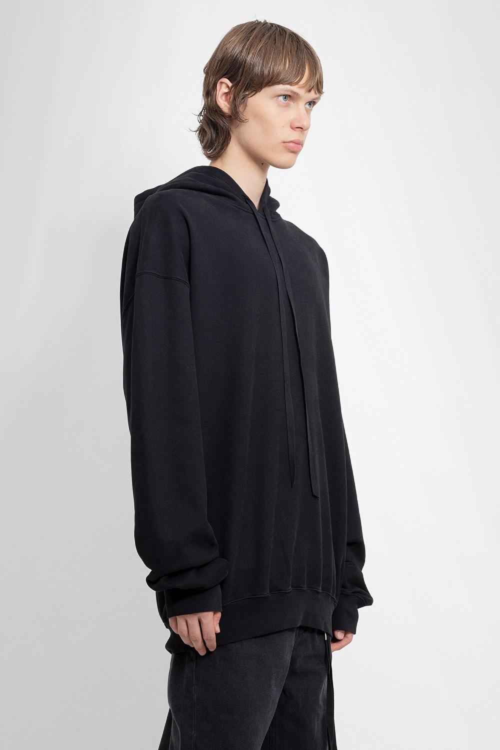 Antonioli ANN DEMEULEMEESTER MAN BLACK SWEATSHIRTS In Linea