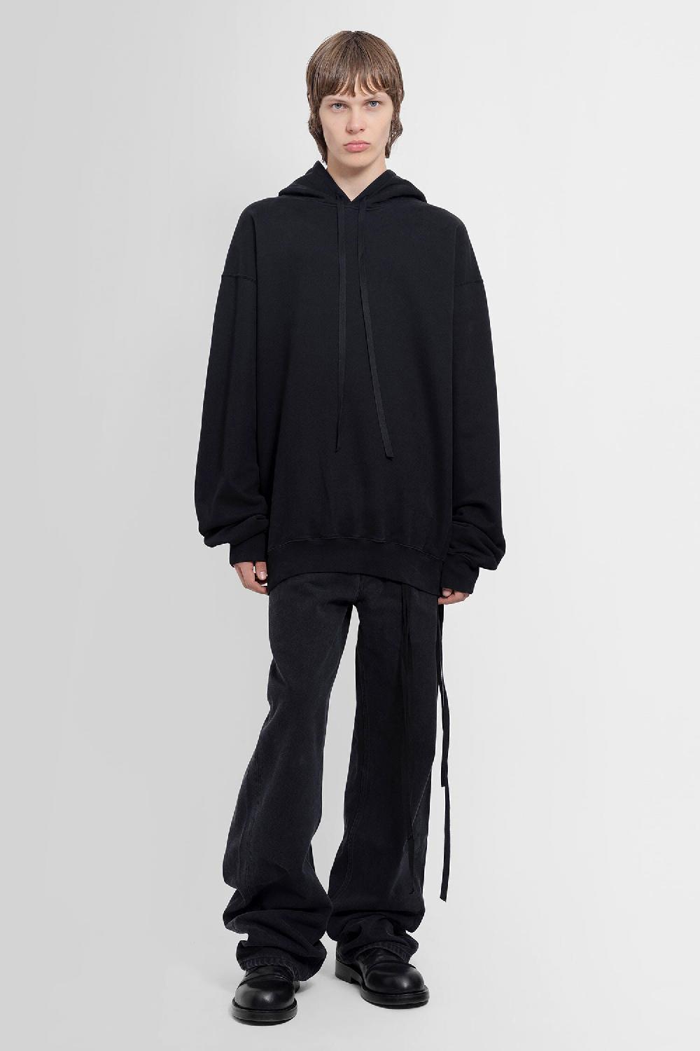 Antonioli ANN DEMEULEMEESTER MAN BLACK SWEATSHIRTS In Linea