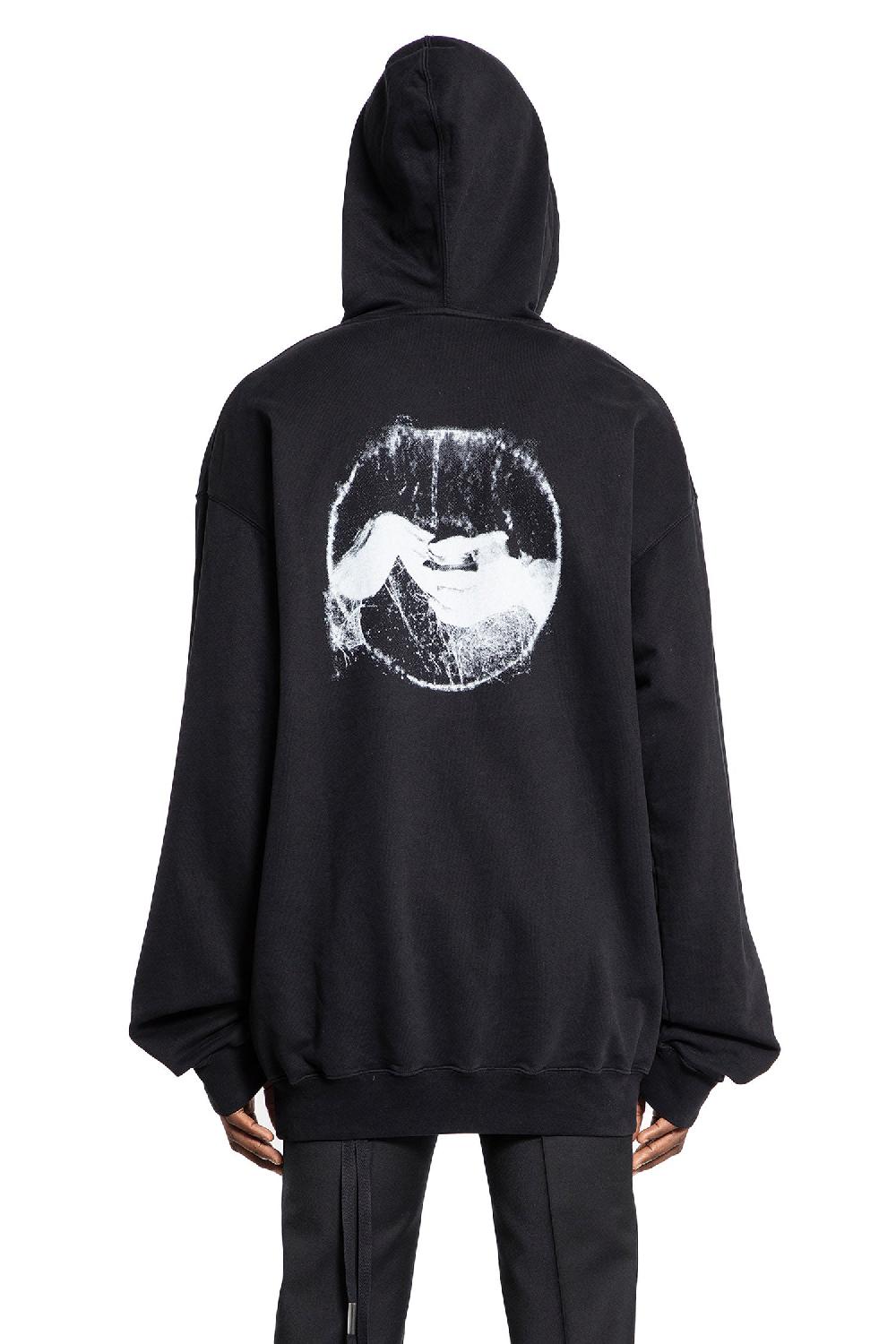 Antonioli ANN DEMEULEMEESTER MAN BLACK SWEATSHIRTS Nuovo