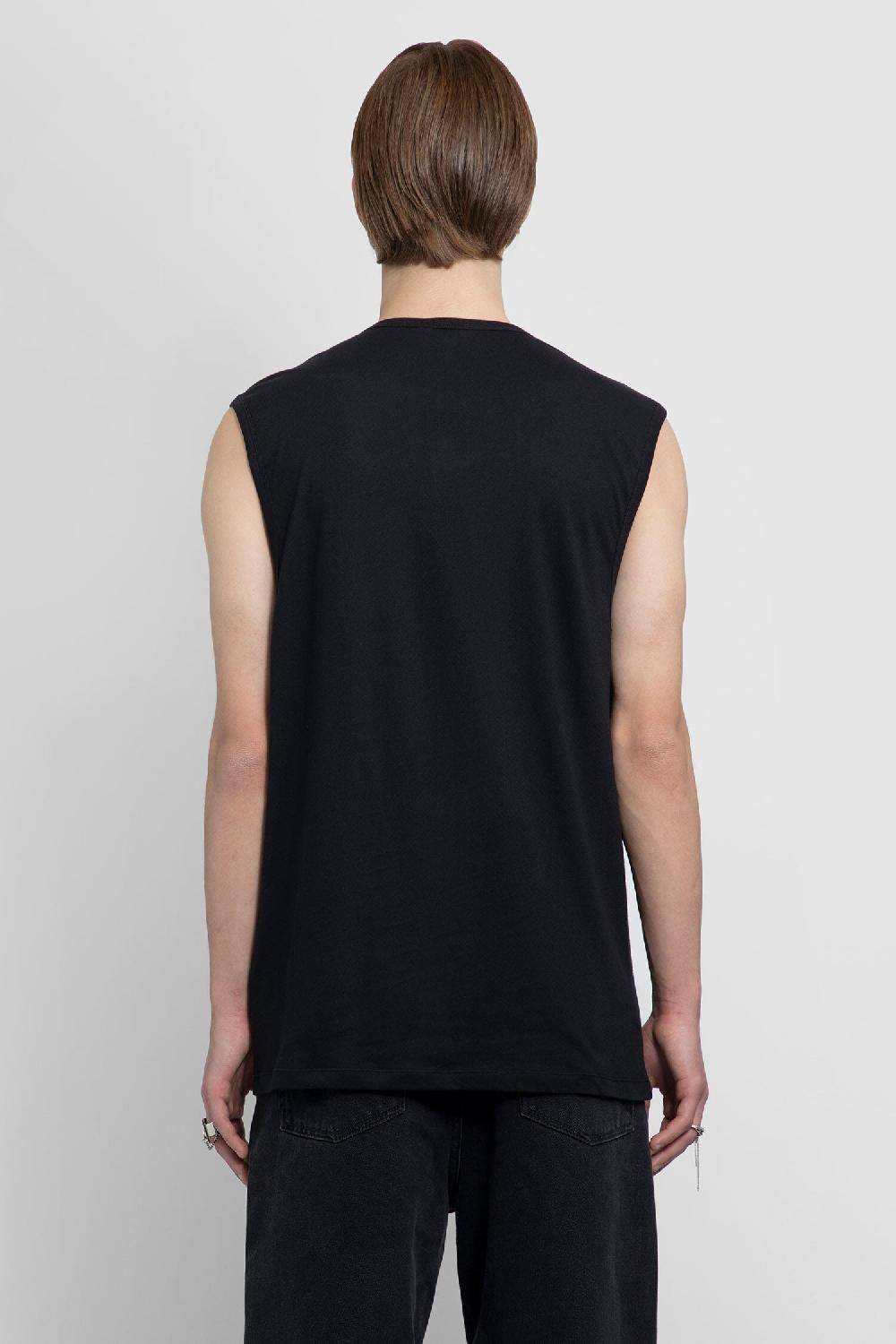 Antonioli ANN DEMEULEMEESTER MAN BLACK T-SHIRTS & TANK TOPS Qualità