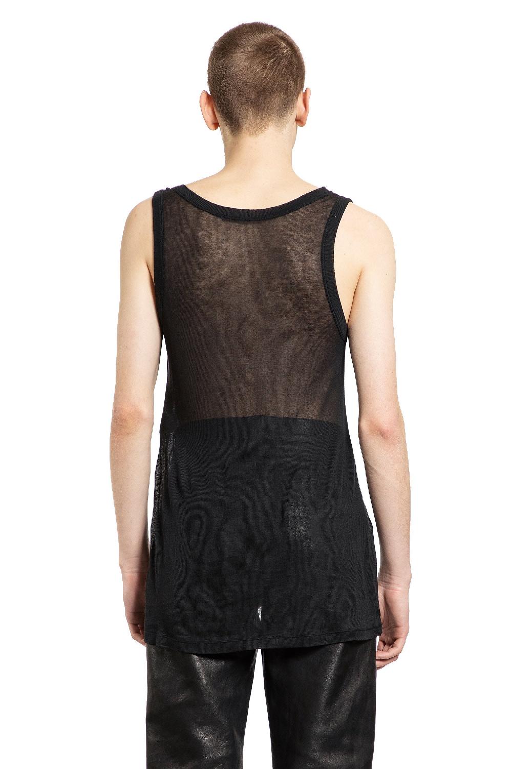Antonioli ANN DEMEULEMEESTER MAN BLACK T-SHIRTS & TANK TOPS Promozione