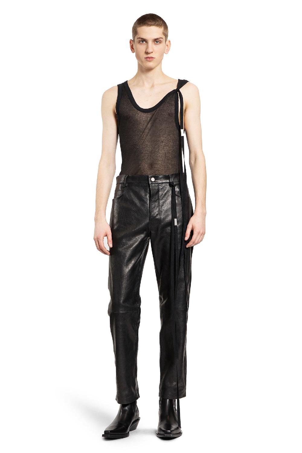 Antonioli ANN DEMEULEMEESTER MAN BLACK T-SHIRTS & TANK TOPS Promozione
