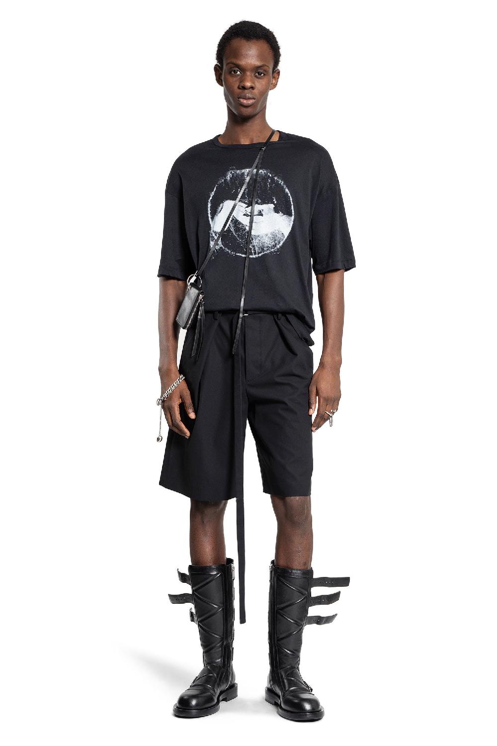 Antonioli ANN DEMEULEMEESTER MAN BLACK T-SHIRTS & TANK TOPS Spedizione Gratuita