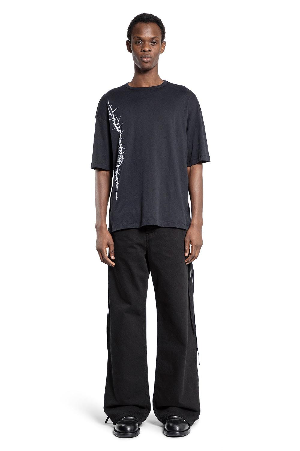Antonioli ANN DEMEULEMEESTER MAN BLACK T-SHIRTS & TANK TOPS Pezzi Unici