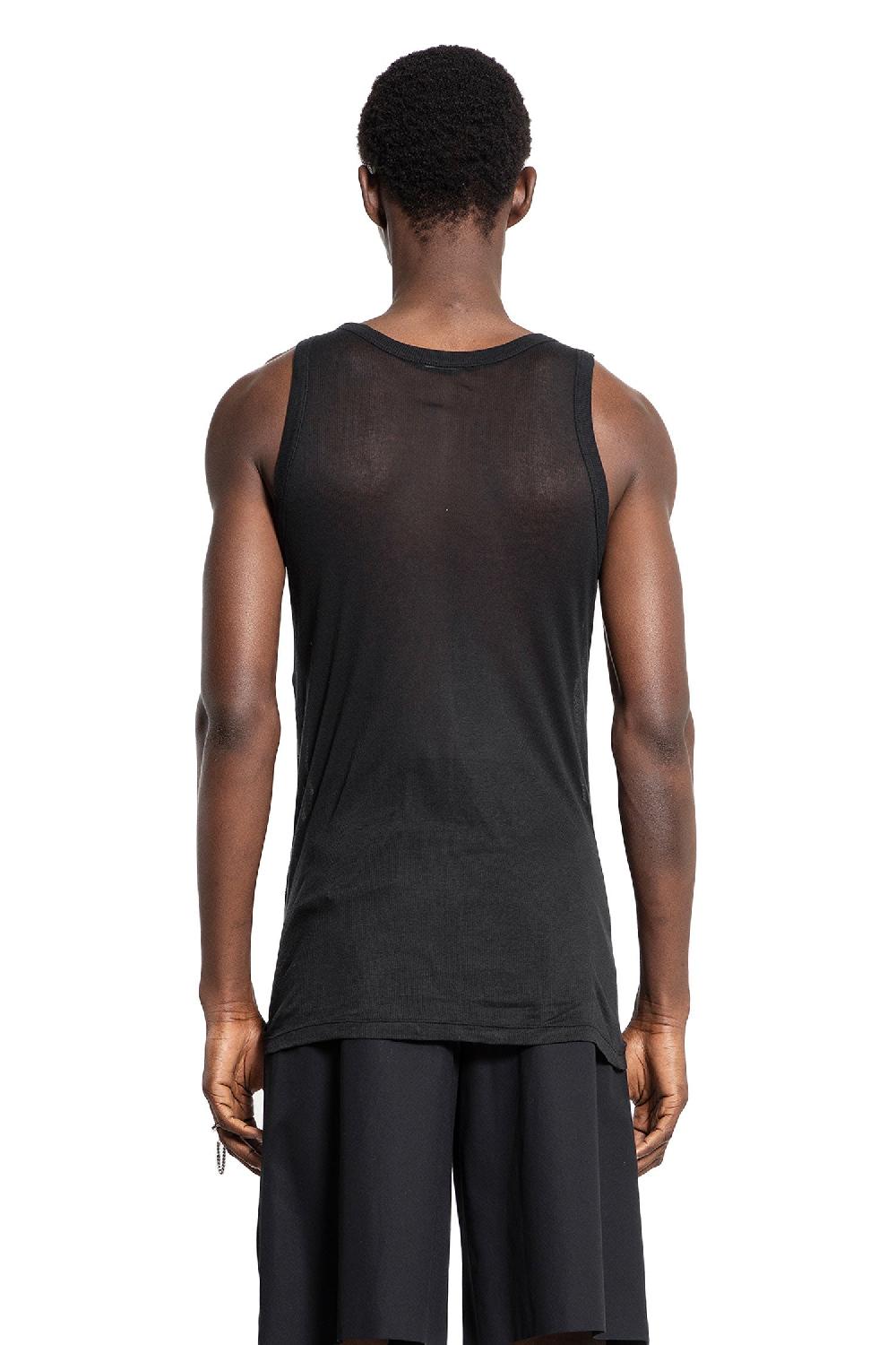 Antonioli ANN DEMEULEMEESTER MAN BLACK T-SHIRTS & TANK TOPS Qualità Garantita
