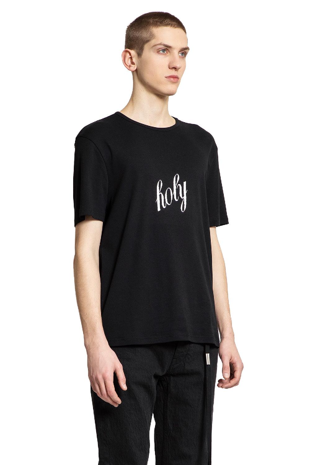 Antonioli ANN DEMEULEMEESTER MAN BLACK T-SHIRTS & TANK TOPS Negozi Online