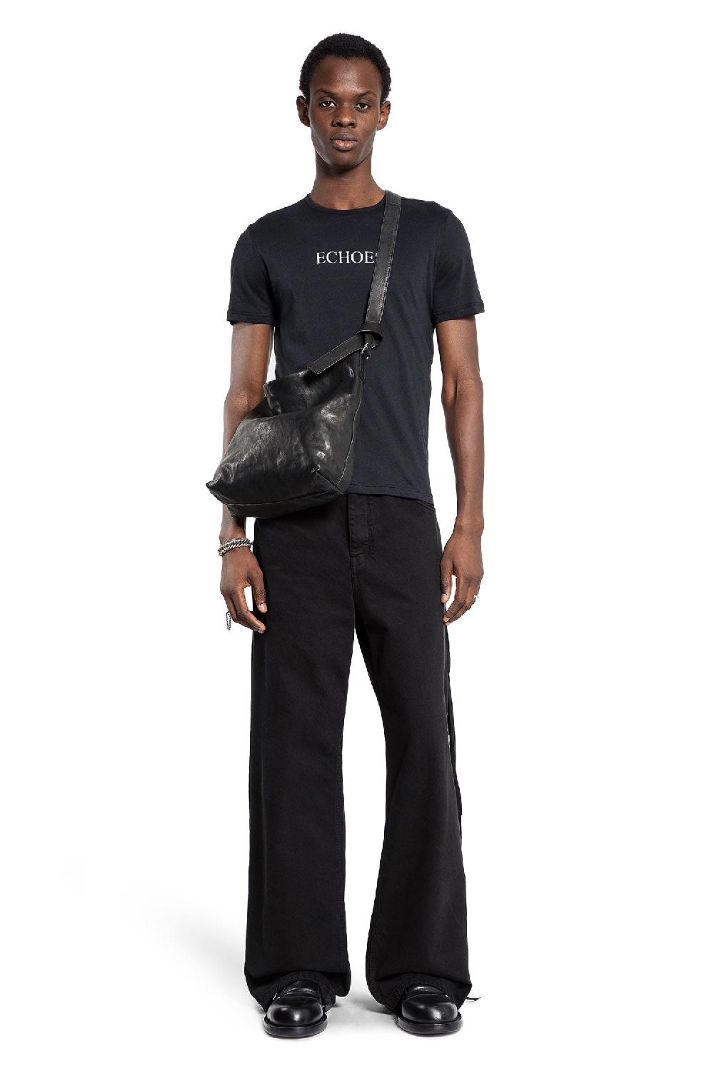 Antonioli ANN DEMEULEMEESTER MAN BLACK T-SHIRTS & TANK TOPS Acquista Ora
