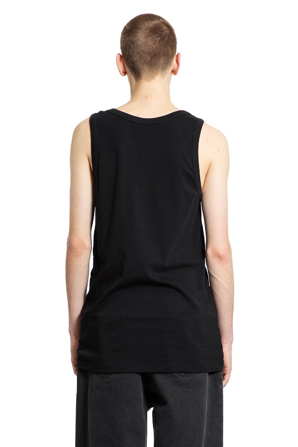 Antonioli ANN DEMEULEMEESTER MAN BLACK T-SHIRTS & TANK TOPS Consegna Veloce