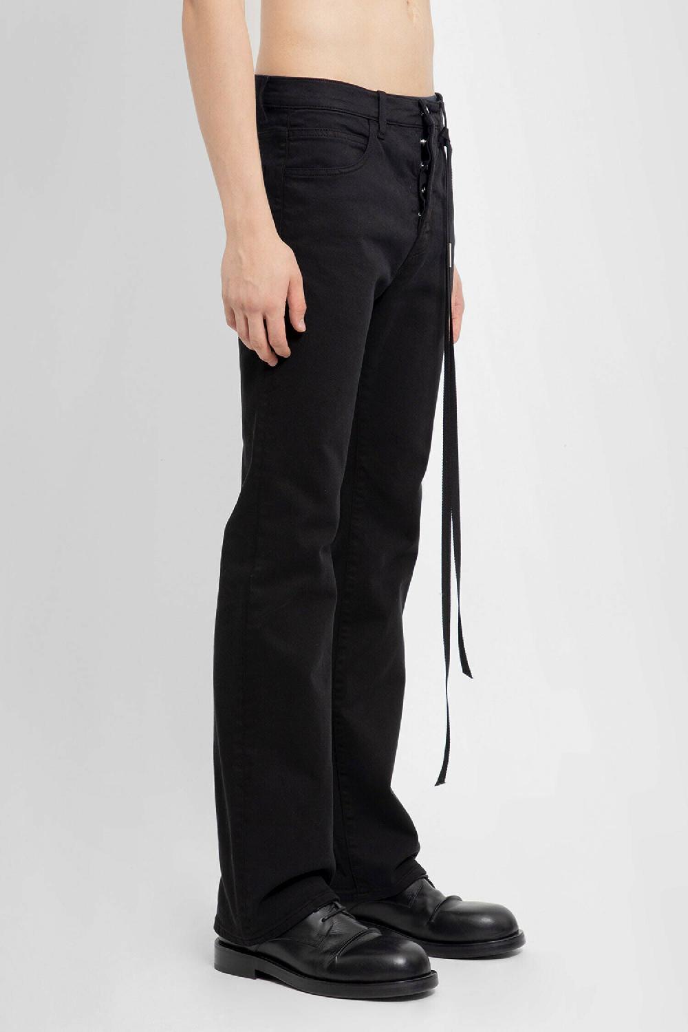 Antonioli ANN DEMEULEMEESTER MAN BLACK TROUSERS Fino Al -60%