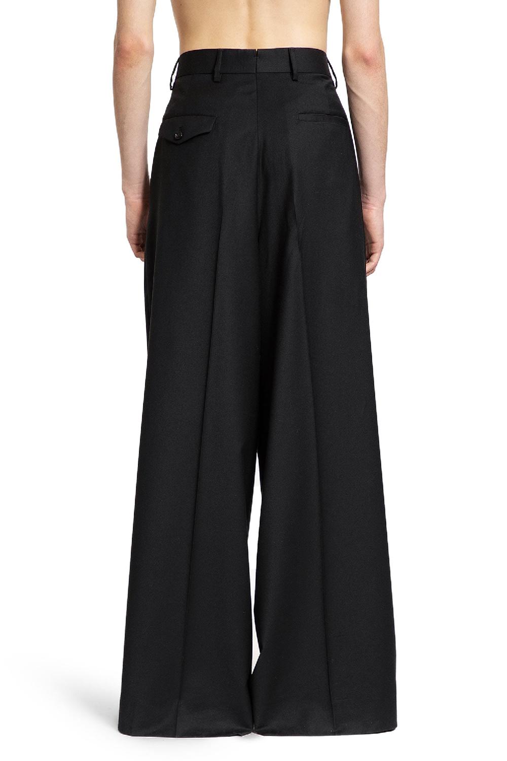 Antonioli ANN DEMEULEMEESTER MAN BLACK TROUSERS Shopping Online