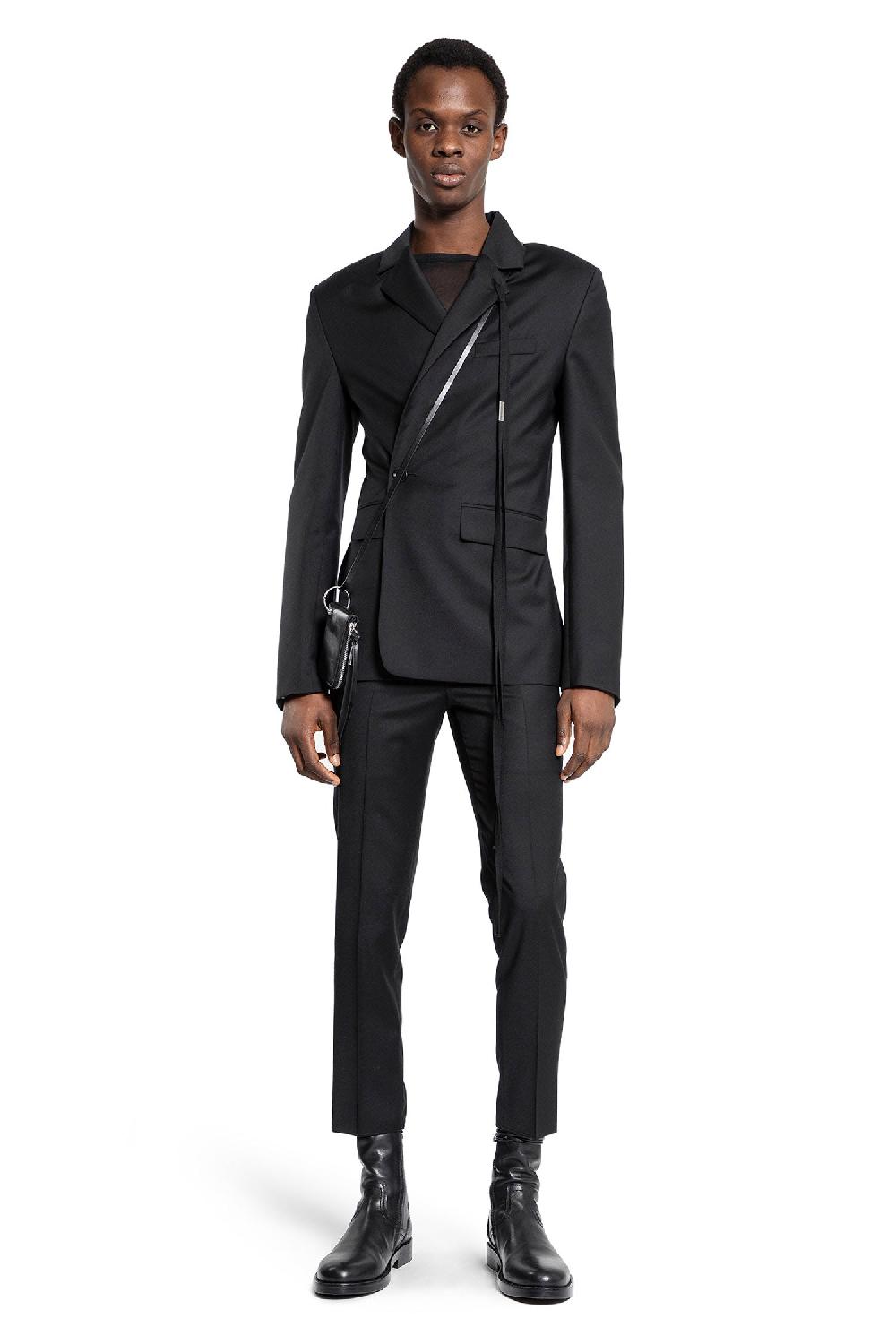 Antonioli ANN DEMEULEMEESTER MAN BLACK TROUSERS Affare Del Giorno