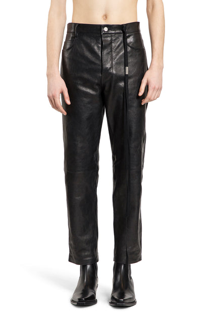 Antonioli ANN DEMEULEMEESTER MAN BLACK TROUSERS Prezzo Ridotto