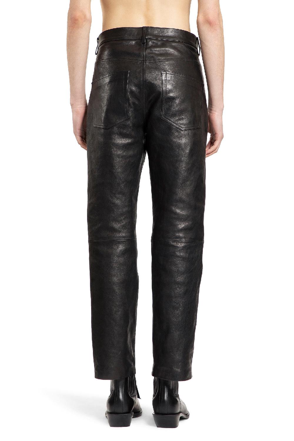 Antonioli ANN DEMEULEMEESTER MAN BLACK TROUSERS Prezzo Ridotto