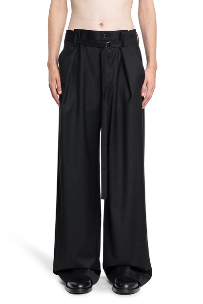 Antonioli ANN DEMEULEMEESTER MAN BLACK TROUSERS Convenienza