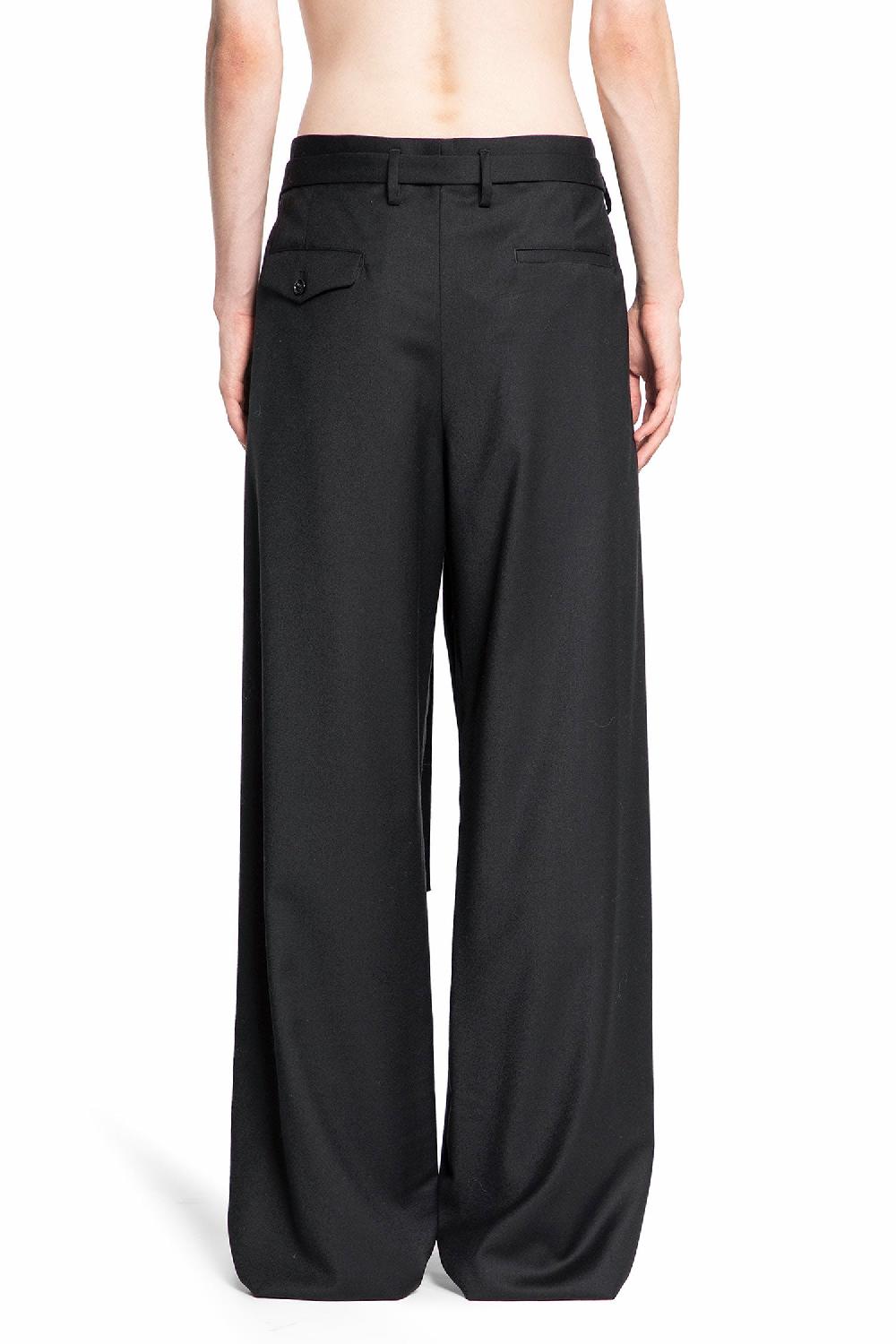 Antonioli ANN DEMEULEMEESTER MAN BLACK TROUSERS Convenienza