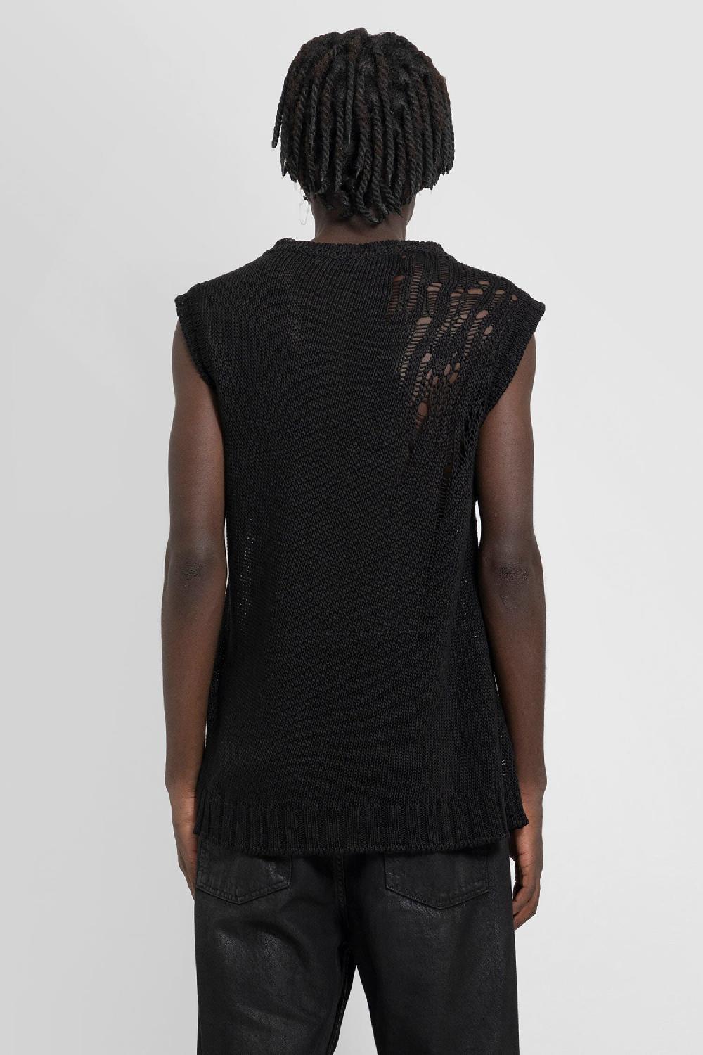 Antonioli ANN DEMEULEMEESTER MAN BLACK VESTS Novità