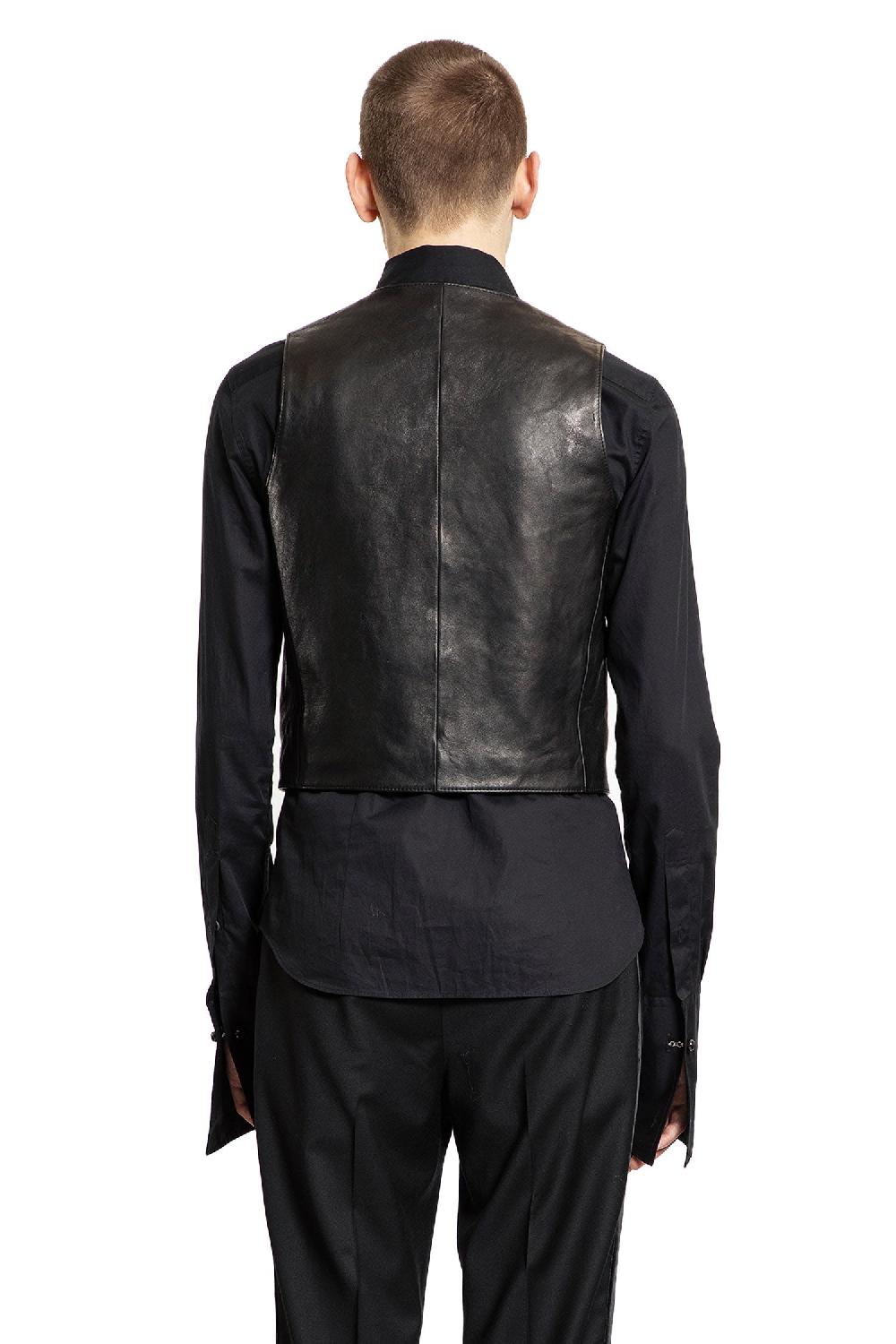 Antonioli ANN DEMEULEMEESTER MAN BLACK VESTS Presa