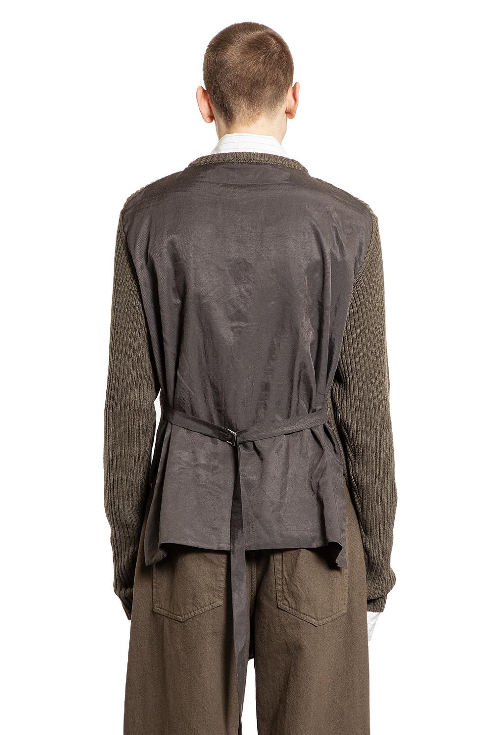 Antonioli ANN DEMEULEMEESTER MAN GREEN KNITWEAR Outlet