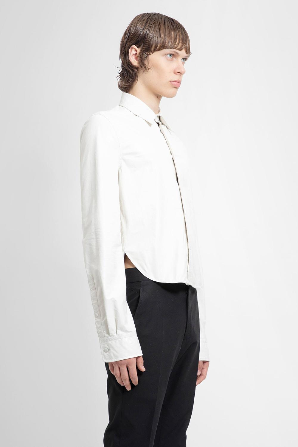 Antonioli ANN DEMEULEMEESTER MAN WHITE JACKETS Vendita Economica