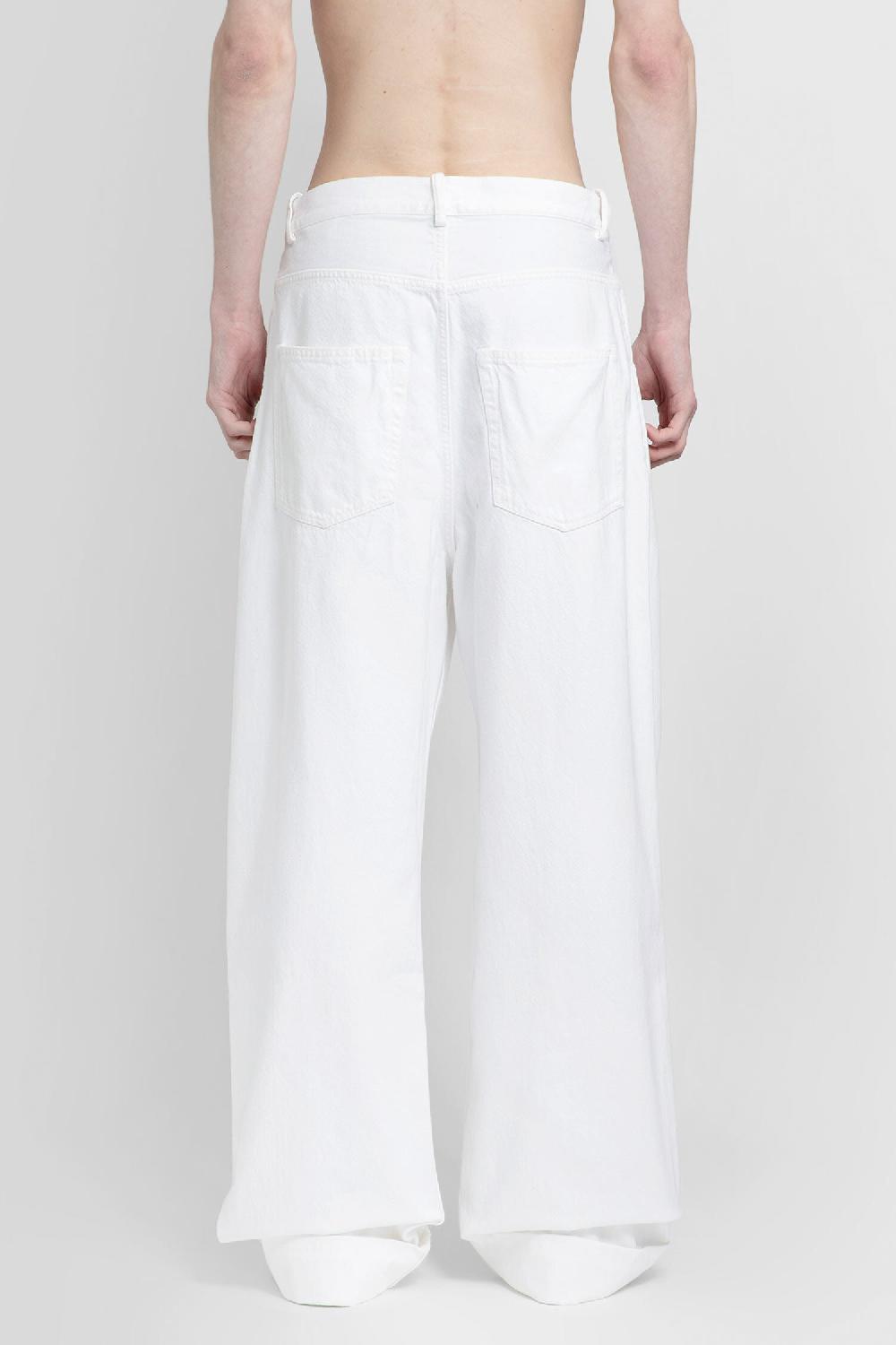 Antonioli ANN DEMEULEMEESTER MAN WHITE JEANS Saldi Di Fabbrica