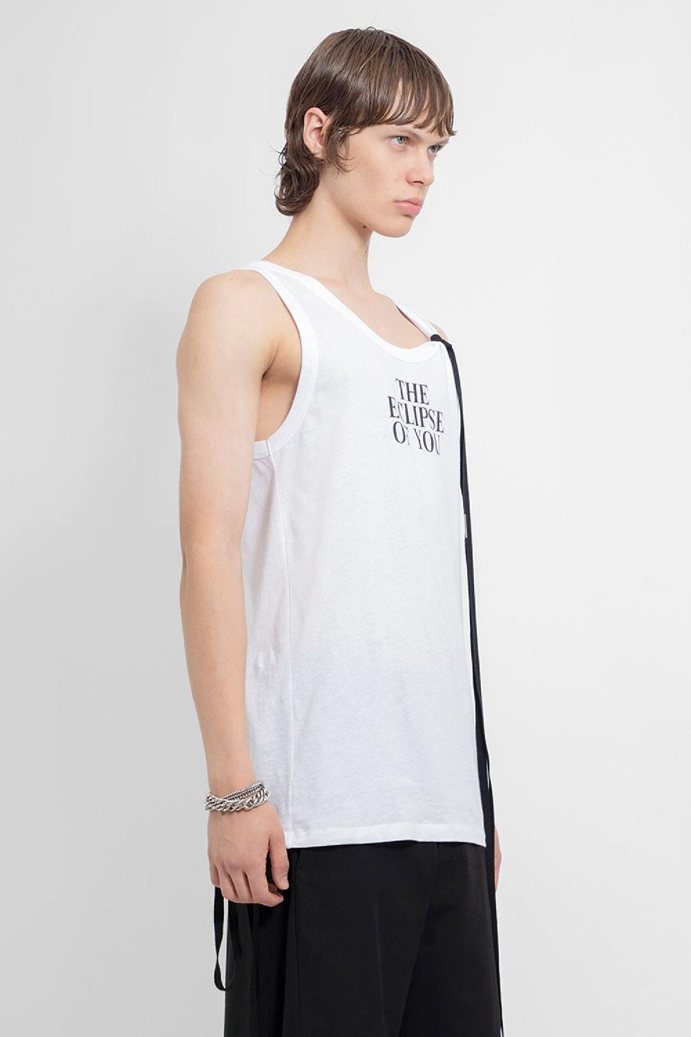 Antonioli ANN DEMEULEMEESTER MAN WHITE T-SHIRTS & TANK TOPS Sconto di tempo limitato